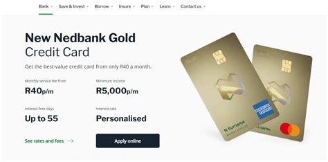 nedbank credit card sign up.